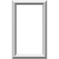 Ekena Millwork 12"W x 20"H x 1/2"P Ashford Molded Classic Wainscot Wall Panel PNL12X20AS-01